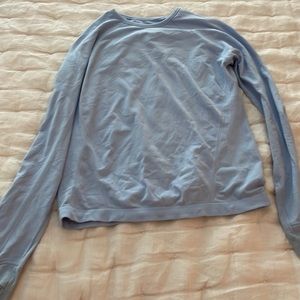 athleta girl light blue long sleeve kids L